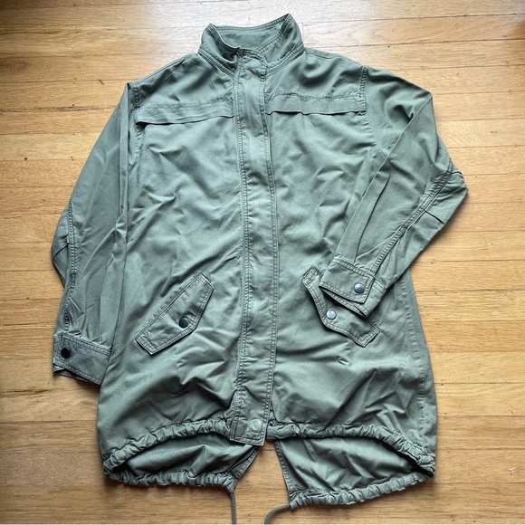 BP Nordstrom oversized olive green utility jacket XS. Great Condition - Picture 9 of 9